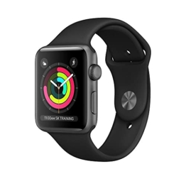 Apple Watch Series 4 40mm (GPS) - Aluminiumgehäuse Space Grau Schwarz Sportarmband (Generalüberholt) - 1