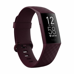Fitness-Tracker Fitbit Charge 4 mit GPS, Schwimmtracking & bis zu 7 Tage Akkulaufzeit, Palisander - 1