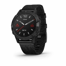 Garmin 010,02158,17 Fenix 6 Sapphire Muster Schwarz - 1