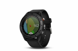Garmin Approach S60 GPS-Golf-Uhr mit Schwarz Silikon Band, Schwarz, 3.05 cm - 1