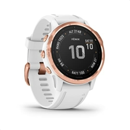 Garmin fenix 6S PRO – schlanke GPS-Multisport-Smartwatch mit 1,2 Zoll Display, vorinstallierten Europakarten, Garmin Music und Garmin Pay. Wasserdicht bis 10 ATM und bis zu 9 Tage Akkulaufzeit - 1