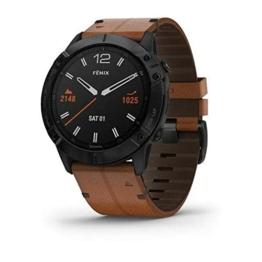 Garmin Fenix 6X Saphir Smartwatch Schwarz/Braun 010-02157-14 - 1