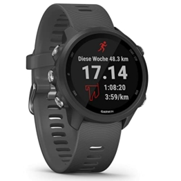 Garmin Forerunner 245 – GPS-Laufuhr mit individuellen Trainingsplänen, speziellen Lauffunktionen und detaillierter Trainingsanalyse. 1,2“ (3 cm) Farbdisplay, Akkulaufzeit bis zu 7 Tage, wasserdicht - 1