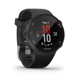 Garmin Forerunner 45S – GPS-Laufuhr im schlanken Design mit umfangreichen Lauffunktionen, Trainingsplänen, Herzfrequenzmessung am Handgelenk, für schlanke Handgelenke, Smartphone Benachrichtigungen - 1