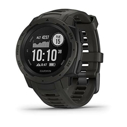 Garmin Instinct - wasserdichte GPS-Smartwatch mit Sport-/Fitnessfunktionen und bis zu 14 Tagen Akkulaufzeit. Herzfrequenzmessung am Handgelenk, Fitness Tracker (Generalüberholt) - 1