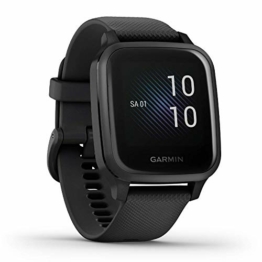 Garmin Venu Sq Music – wasserdichte GPS-Fitness-Smartwatch mit Musikplayer, 1,3" Touchdisplay, Gesundheitstracker & Sport-Apps, Herzfrequenzmessung, 6 Tage Akkulaufzeit, kontaktloses Bezahlen - 1