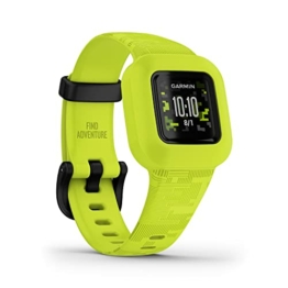 Garmin vívofit jr. 3 – wasserdichter, digitaler Aktivitätstracker für Kinder ab 4 Jahren, Schrittzähler, großes 1,4 cm Display, Notfallkontakt, bis zu 1 Jahr Batterielaufzeit, Abenteuerwelt & Quiz - 1