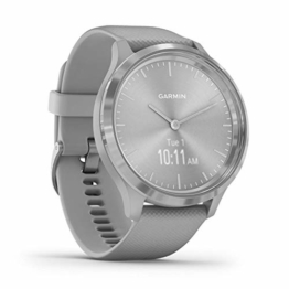Garmin vívomove 3 – stilvolle Hybrid-Smartwatch mit analogen Zeigern & OLED-Display, Sport-Apps und Fitness-/Gesundheitsdaten (Zertifiziert und Generalüberholt) - 1
