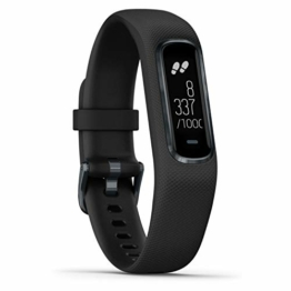 Garmin vívosmart 4 Fitness-Tracker - stilvolles Design, Herzfrequenzmessung am Handgelenk, Schlafanalyse - 1