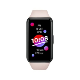 HONOR Band 6 Fitness Armband, 1,47'' AMOLED Display, Tracker mit Pulsuhr, Herzfrequenz- und SpO2-Überwachung, 2 Wochen Akkulaufzeit, 5ATM, Schrittzähler, Coral Pink - 1