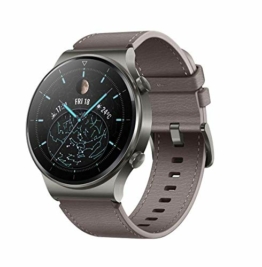 HUAWEI WATCH GT 2 Pro Smartwatch, 1,39 Zoll AMOLED HD-Touchscreen, 2 Wochen Akkulaufzeit, GPS & GLONASS, SpO2, 100+Trainingsmodi, Bluetooth-Anrufe, Herzfrequenzmessung, Nebula Gray, 30 Monate Garantie - 1