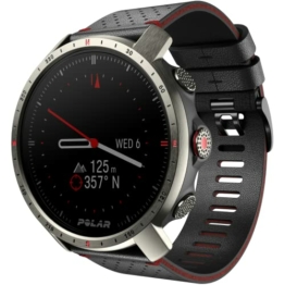 Polar Grit X Pro Titan – Premium Outdoor-Multisportuhr mit GPS – Strapazierfähigkeit auf Militärstandard, Saphirglas, Pulsmessung am Handgelenk, Lange Akkulaufzeit, Navigation - 1