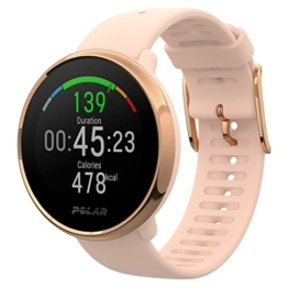 Polar Unisex – Erwachsene Ignite GPS-Fitnessuhr, pink-rosé, S - 1