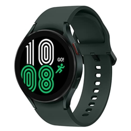 Samsung Galaxy Watch4, Runde Bluetooth Smartwatch, Wear OS, Fitnessuhr, Fitness-Tracker, 44 mm, Green (Deutche Version) - 1