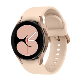 Samsung Galaxy Watch4, Runde Bluetooth Smartwatch, Wear OS, Fitnessuhr, Fitness-Tracker, 40 mm, Pink Gold inkl. 36 Monate Herstellergarantie [Exkl. bei Amazon] - 1