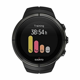 Suunto Spartan Ultra Black Titanium Unisex GPS-Uhr für Multisport-Athleten, 26 Std. Akkulaufzeit, Wasserdicht, Herzfrequenzmesser, Saphirkristallglas, Titan-Lünette, schwarz, SS022655000 - 1