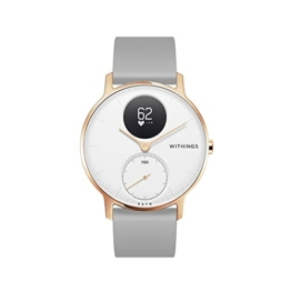 Withings Steel HR - Hybrid Smartwatch - Aktivitätstracker mit Connected GPS, Herzfrequenzmessungen, Schlafüberwachung, Smartphone-Benachrichtigungen, wasserdicht und einer Akkulaufzeit von 25 Tagen - 1